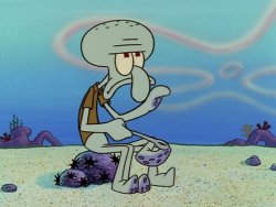Squidward Waiting Meme Template