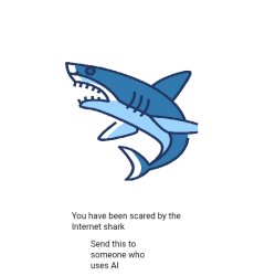 Internet shark Meme Template