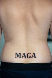 MAGA tramp stamp Meme Template