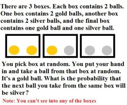 Gold and silver box probability Meme Template