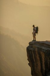 Man falling off of a ckiiffyy head Meme Template