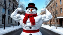 Strong and flaky Meme Template