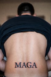 MAGA tramp stamp Meme Template