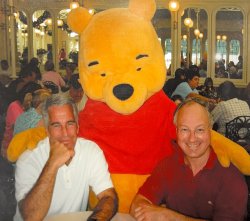 Winnie The Pooh Bear in Epstein Filés Meme Template