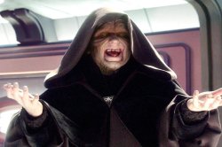 Palpatine Celebrating His Power Meme Template