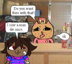 I saw a man die once Meme Template