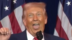 trump tongue out Meme Template