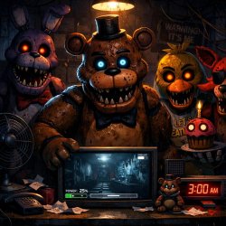 five nights at freddys Meme Template