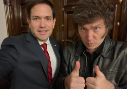 Rubio Milei Meme Template