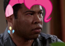Pinkie Pie Sweating Meme Template