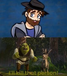 shrek hates Meme Template