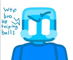 ray is triping Meme Template