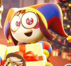 Happy Pomni Meme Template