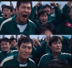 Squid game Meme Template