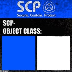 SCP META/SPECIAL Meme Template