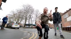 Sleaford Mods Nudge It with anonymous guy Meme Template