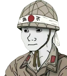 Imperial japanese wojak Meme Template