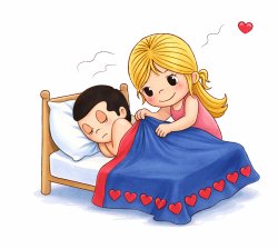 Tucking in with love Meme Template