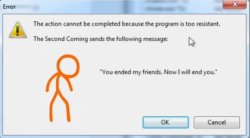 You Ended My Friends (Alan Becker) Meme Template