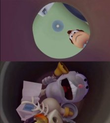 Nermal in trash Meme Template