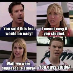 study for exam' Meme Template