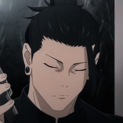 Geto serious face Meme Template