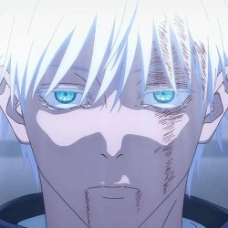 Gojo stare Meme Template