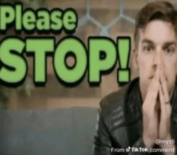 please stop Meme Template