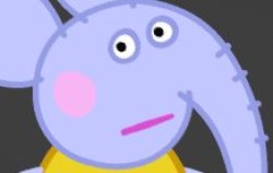 Disgusted Emily Peppa Pig Meme Template