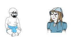 Man baby Meme Template