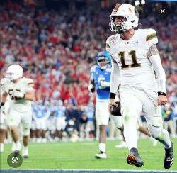 Hurricanes win the fiesta bowl Meme Template
