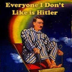 Everyone I don't like is hitler Meme Template