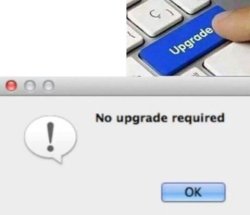 no upgrade required Meme Template