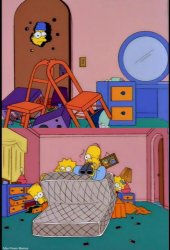 Shooting at Marge Meme Template