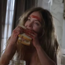 Sydney eating a sandwich Meme Template