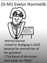 Evelyn Normielib Meme Template