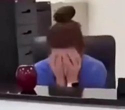 girl sad at an apple Meme Template