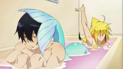 Merman in my bathtub Meme Template