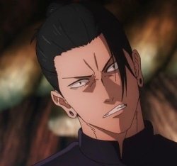 Pissed off Geto Meme Template