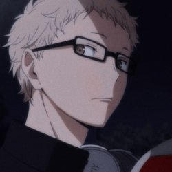 Tsukishima stare Meme Template