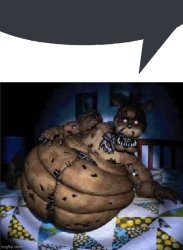 fat stupid fuck speech bubble Meme Template