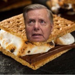 Lindsey Graham cracker Meme Template
