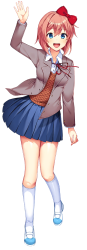 Sayori DDLC+ Meme Template