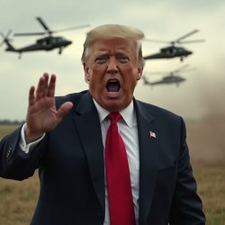 trump screams Meme Template