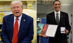 Donald Trump Barack Obama Nobel Peace Prize Meme Template