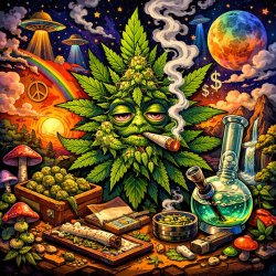 Weed art Meme Template