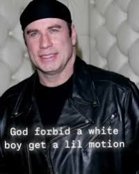 White Boy Motion Meme Template