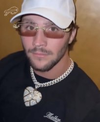 Josh Allen hard Meme Template