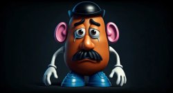 Sad Mr Potato Head Meme Template