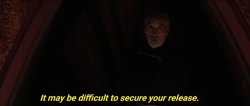 Dooku it may be difficult to secure your release Meme Template